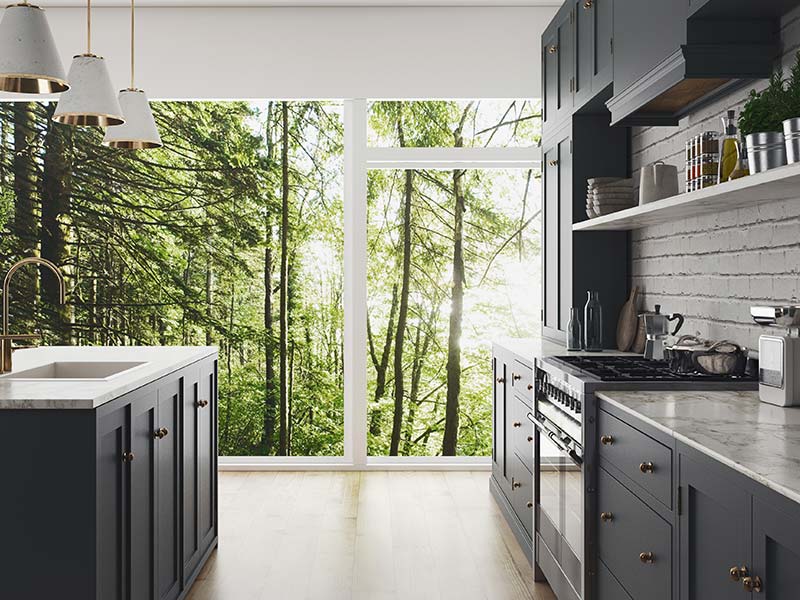 Selective kitchen remodeling updates and replacements
